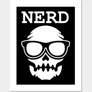 Nerd Skull Posters and Art